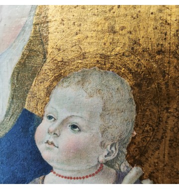 Madonna con Bambino - Benvenuto Di Giovanni / Simil oro